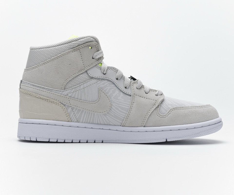 Nike Air Jordan 1 Grey Ghost Green Cv3018  001 8 - www.kickbulk.co