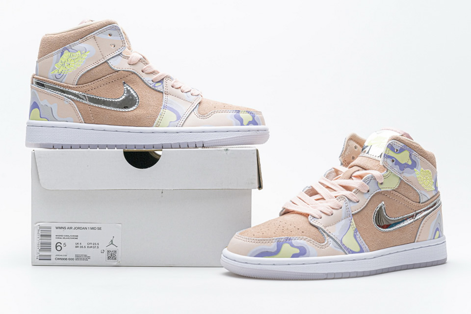 Nike Wmns Air Jordan 1 Mid Se P(her)spective Cw6008 600 3 - www.kickbulk.co