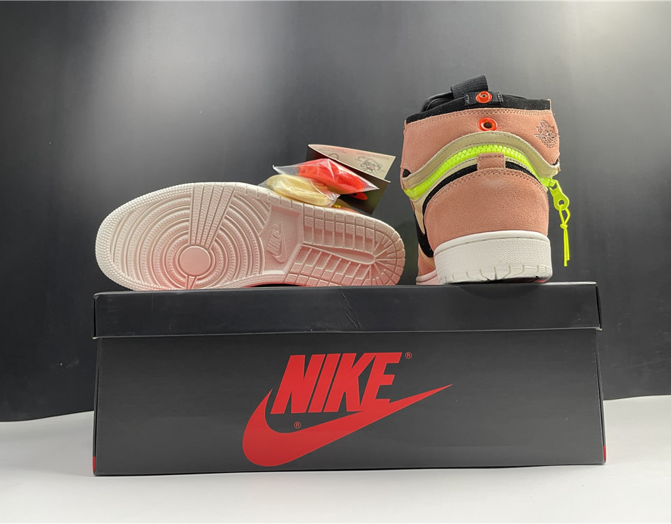 Nike Air Jordan 1 High Switch Pink Volt Cw6576 800 22 - www.kickbulk.co