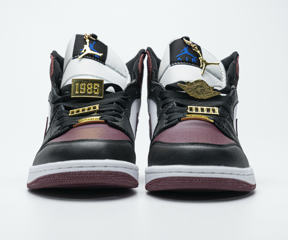 Nike Air Jordan 1 Mid Marron Black Gold Cz4385 016 4 - www.kickbulk.co