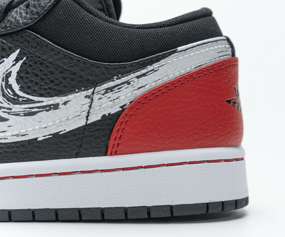 Nike Air Jordan 1 Low Brushstroke Swoosh Da4659 001 14 - www.kickbulk.co