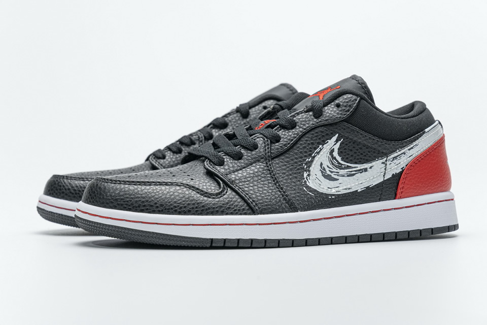 Nike Air Jordan 1 Low Brushstroke Swoosh Da4659 001 6 - www.kickbulk.co