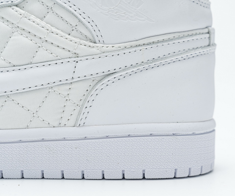 Nike Air Jordan 1 Mid Quilted White Db6078 100 15 - www.kickbulk.co