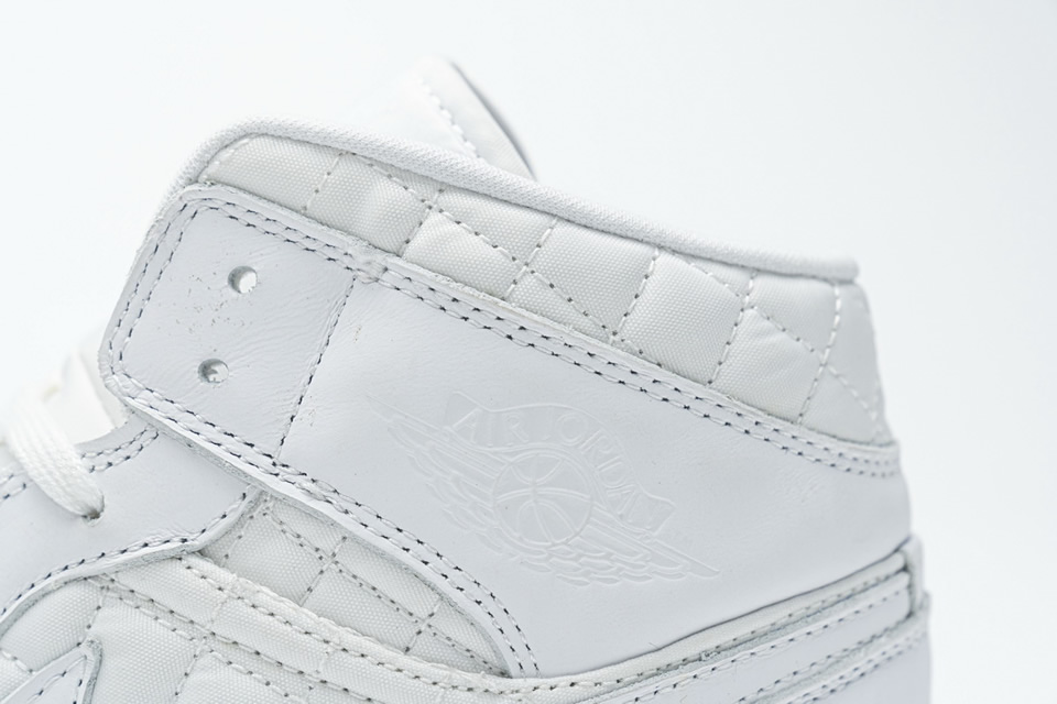 Nike Air Jordan 1 Mid Quilted White Db6078 100 18 - www.kickbulk.co