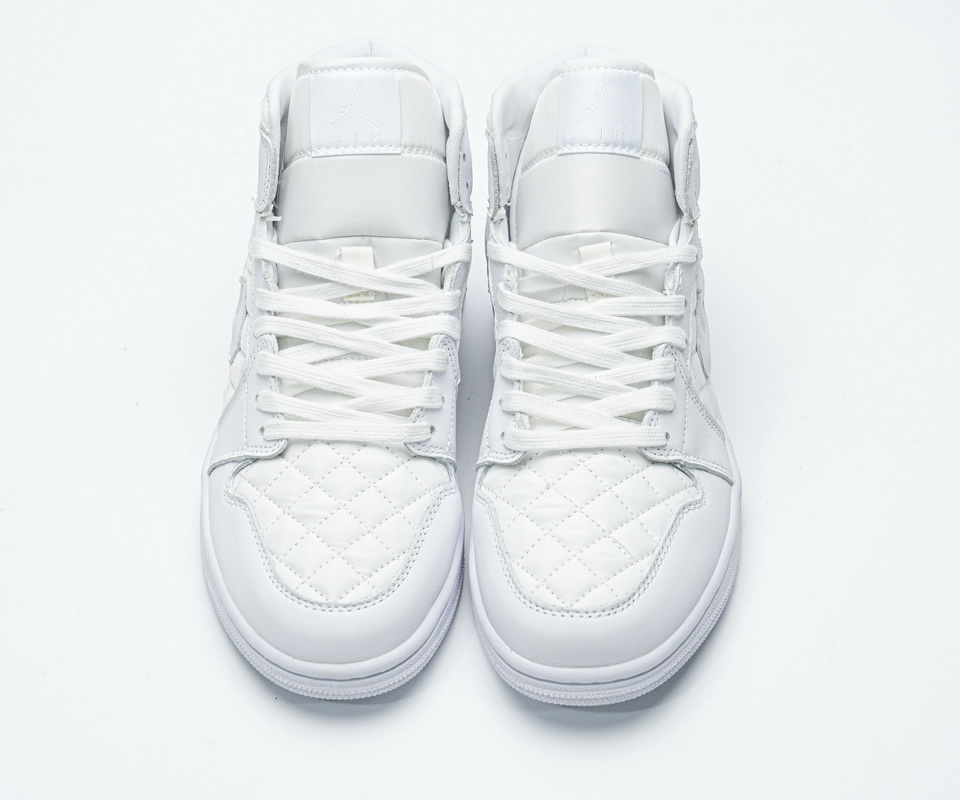 Nike Air Jordan 1 Mid Quilted White Db6078 100 2 - www.kickbulk.co