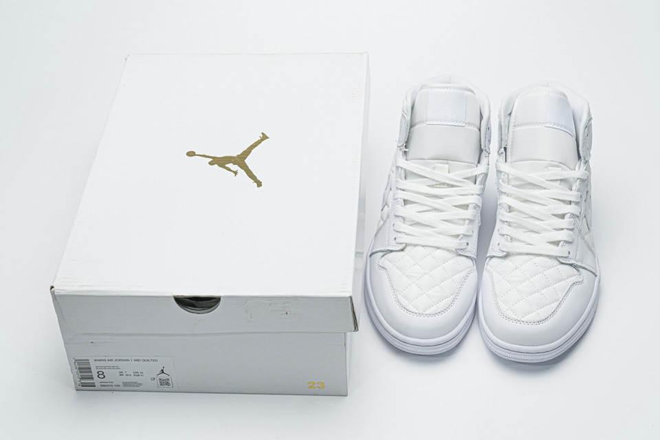 Nike Air Jordan 1 Mid Quilted White Db6078 100 5 - www.kickbulk.co