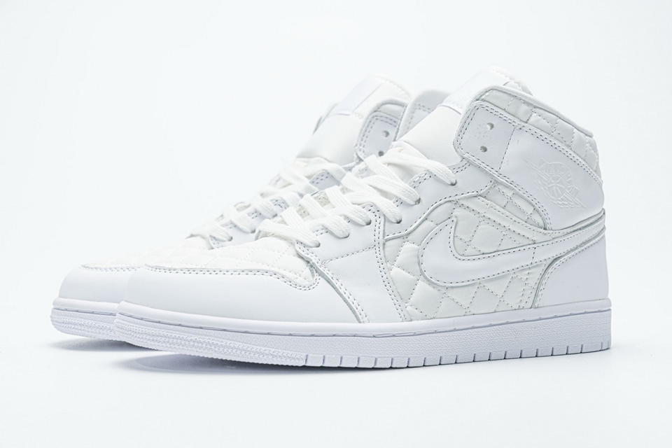 Nike Air Jordan 1 Mid Quilted White Db6078 100 6 - www.kickbulk.co