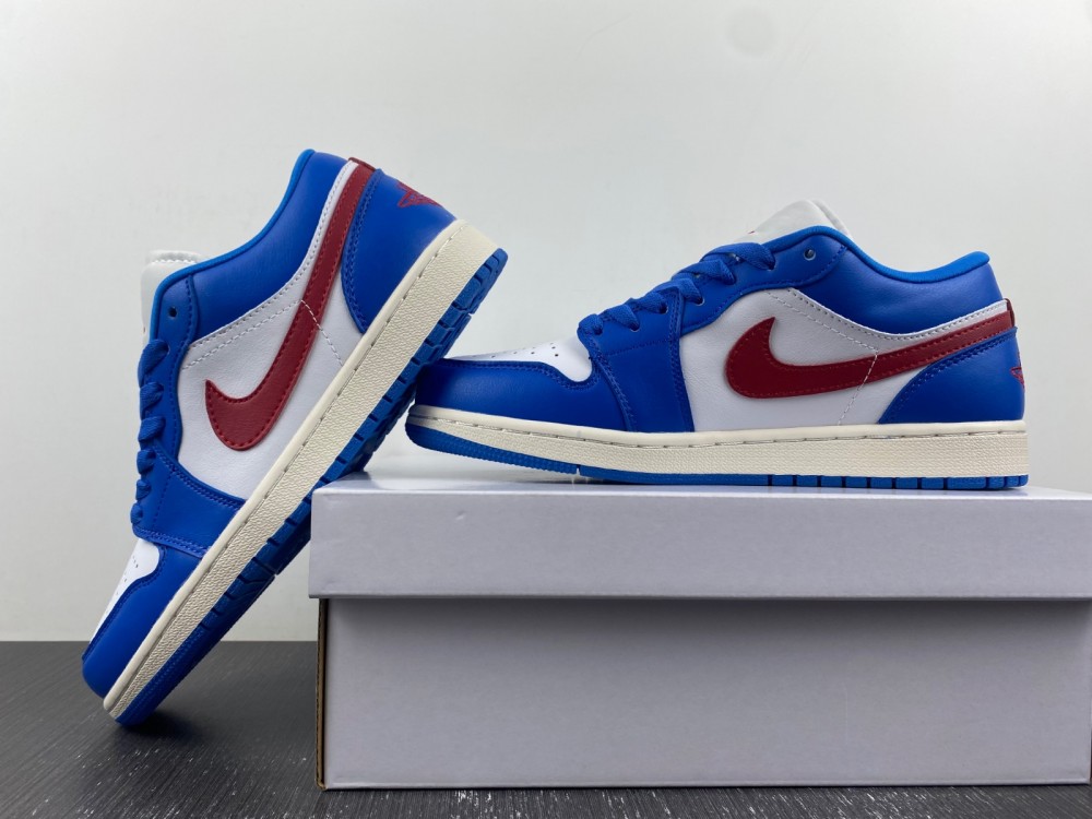 Air Jordan 1 Low Sport Blue Gym Red Wmns Dc0774 416 10 - www.kickbulk.co