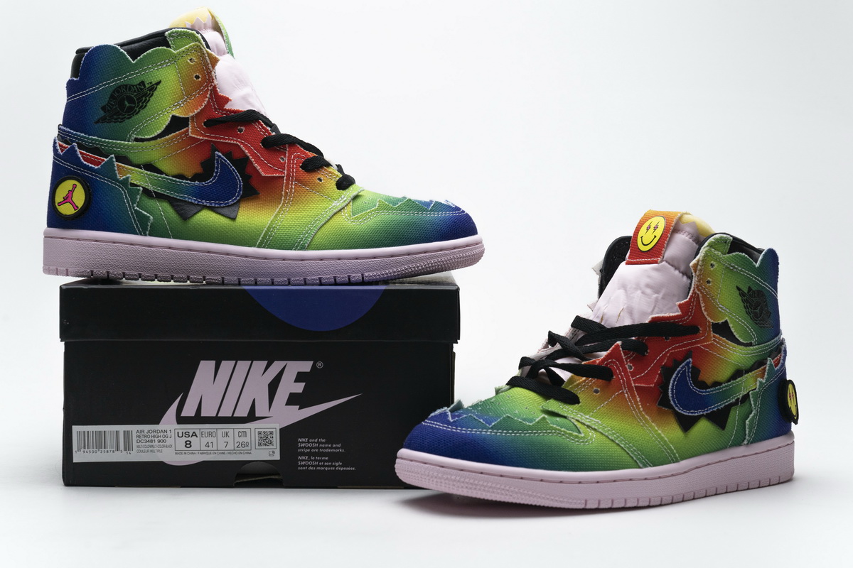 J Balvin X Air Jordan 1 Retro High Og Multi Color Release Date Dc3481 900 7 - www.kickbulk.co