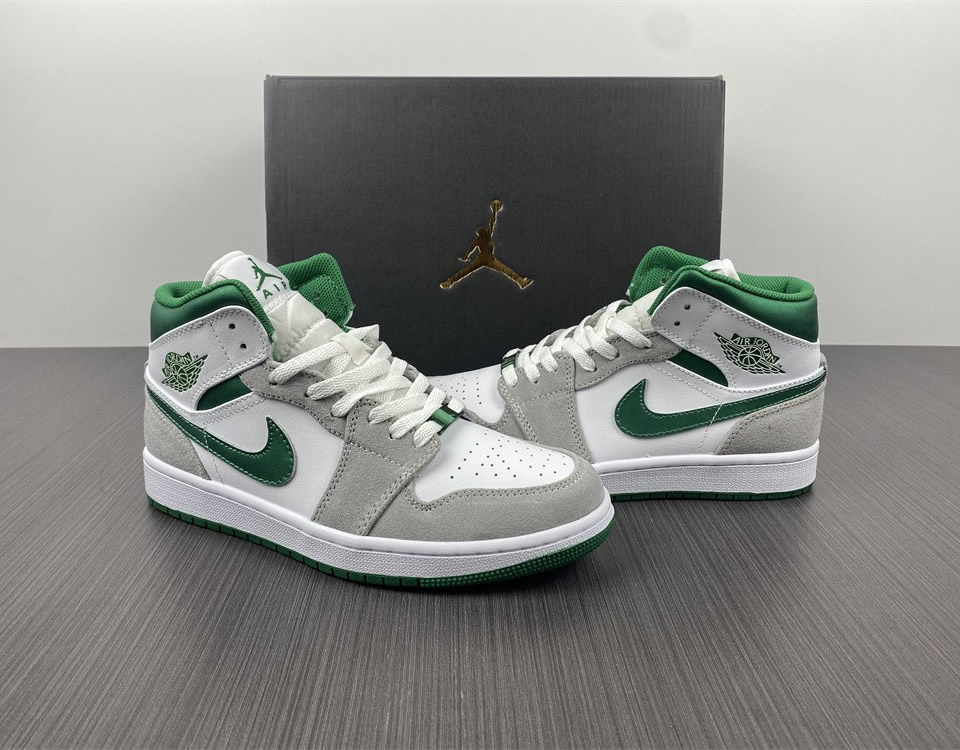 Air Jordan 1 Mid Se Grey Pine Green Dc7294 103 17 - www.kickbulk.co