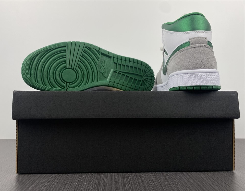 Air Jordan 1 Mid Se Grey Pine Green Dc7294 103 19 - www.kickbulk.co