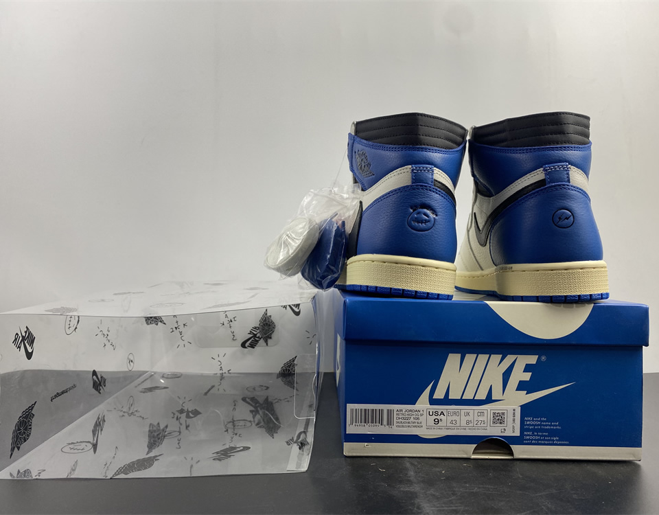 Travis Scott X Fragment X Nike Air Jordan 1 Retro High Og Sp Military Blue Dh3227 105