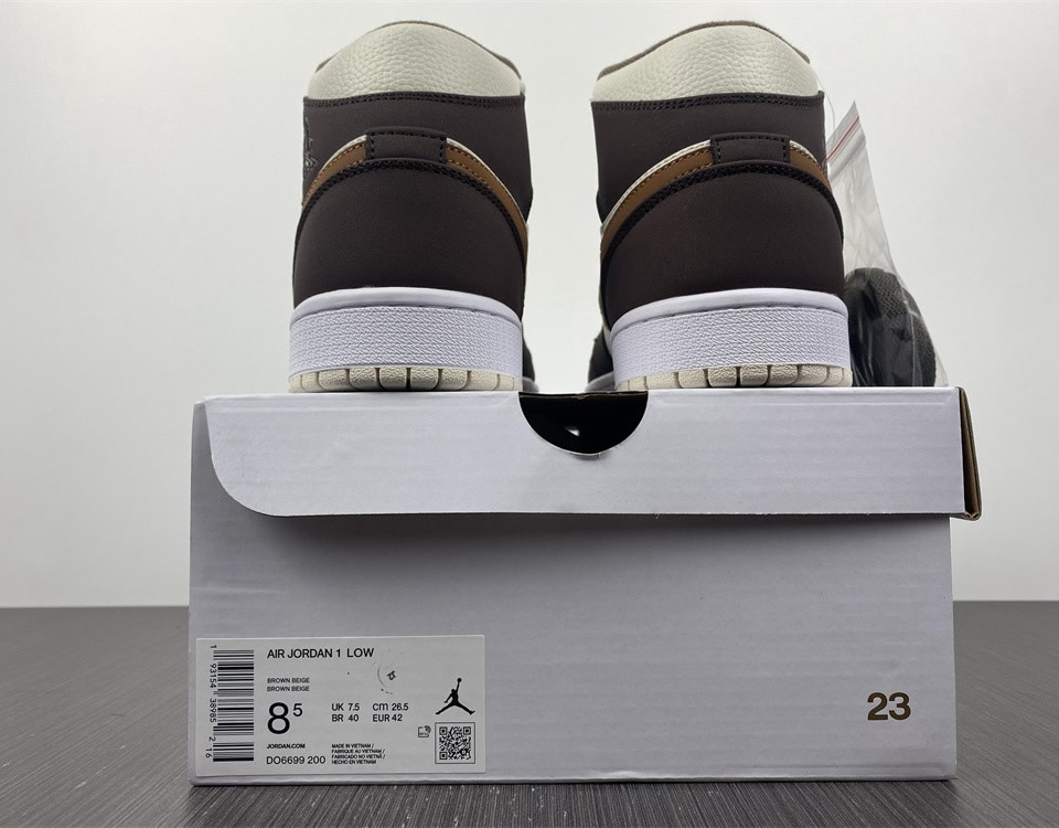 Air Jordan 1 Mid Brown Fleece Do6699 200 14 - www.kickbulk.co