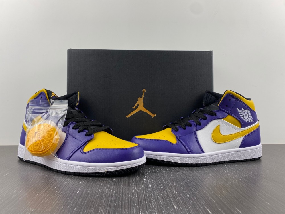 Air Jordan 1 Mid Lakers Dq8426 517 7 - www.kickbulk.co