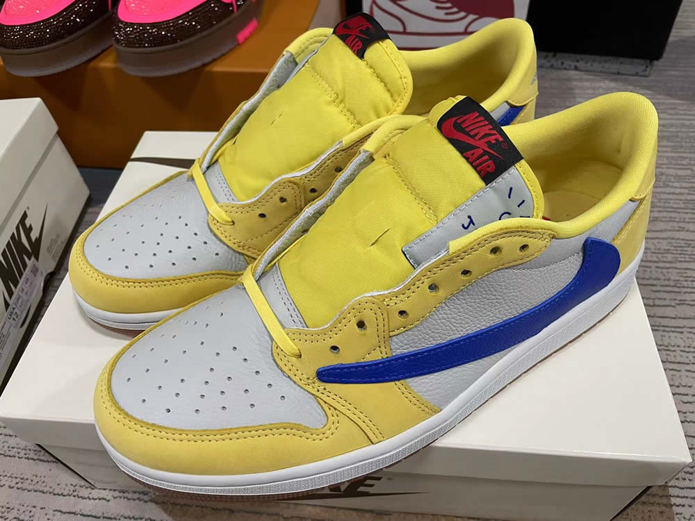 0 Travis Scott Air Jordan 1 Retro Low Og Sp Canary Dz4137 700 2 - www.kickbulk.co