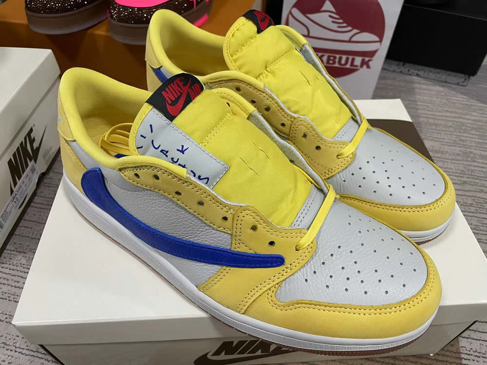 0 Travis Scott Air Jordan 1 Retro Low Og Sp Canary Dz4137 700 3 - www.kickbulk.co