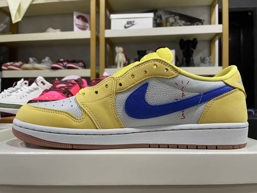 0 Travis Scott Air Jordan 1 Retro Low Og Sp Canary Dz4137 700 6 - www.kickbulk.co