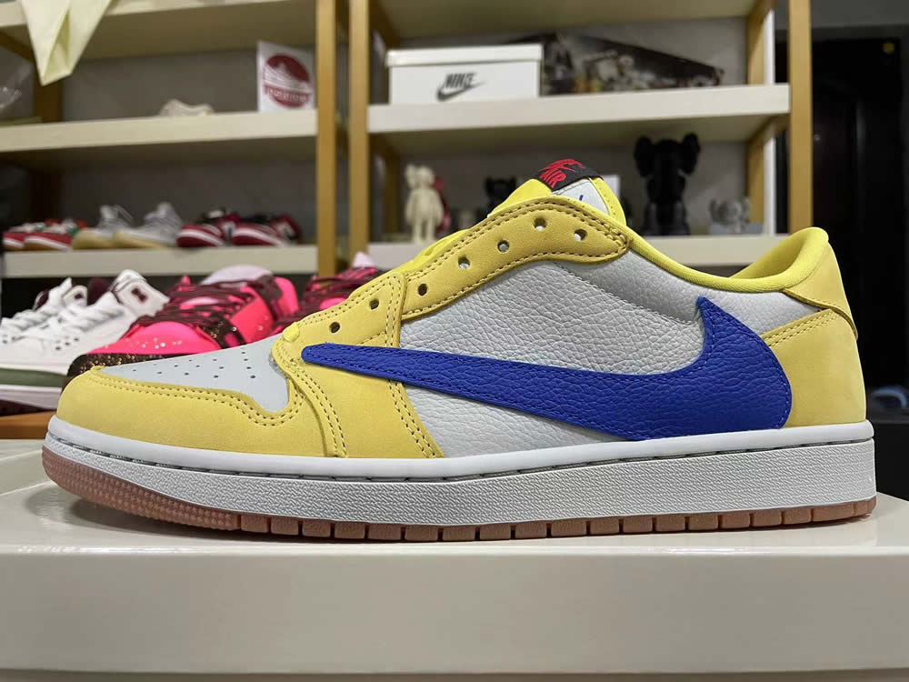 0 Travis Scott Air Jordan 1 Retro Low Og Sp Canary Dz4137 700 7 - www.kickbulk.co