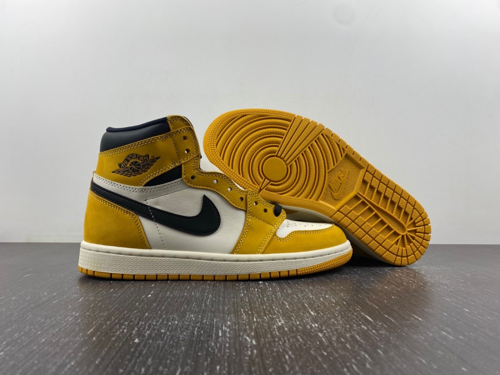 Air Jordan 1 Retro High Og Yellow Ochre Black Dz5485 701 3 - www.kickbulk.co