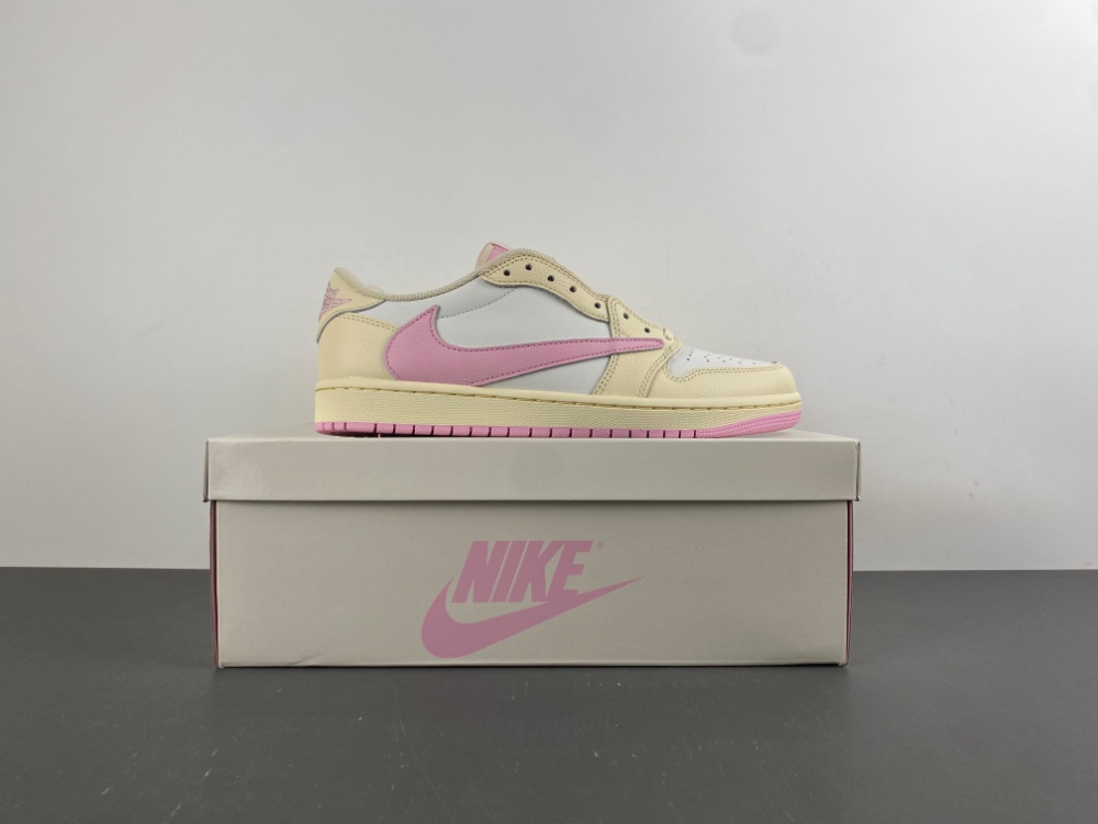 Travis Scott Jordan 1 Retro Low Og Muslin Pink Iq7604 100 11 - www.kickbulk.co