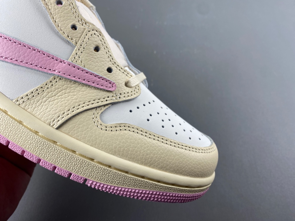 Travis Scott Jordan 1 Retro Low Og Muslin Pink Iq7604 100 17 - www.kickbulk.co