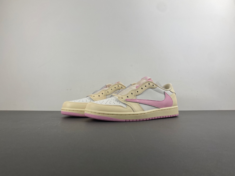 Travis Scott Jordan 1 Retro Low Og Muslin Pink Iq7604 100 5 - www.kickbulk.co