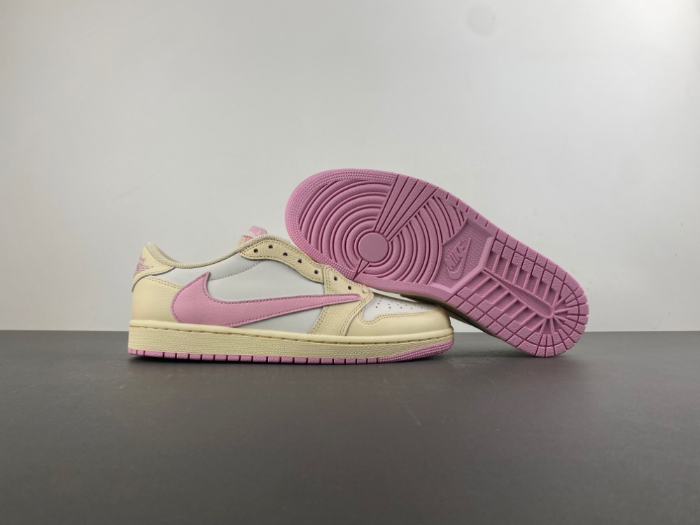Travis Scott Jordan 1 Retro Low Og Muslin Pink Iq7604 100 6 - www.kickbulk.co