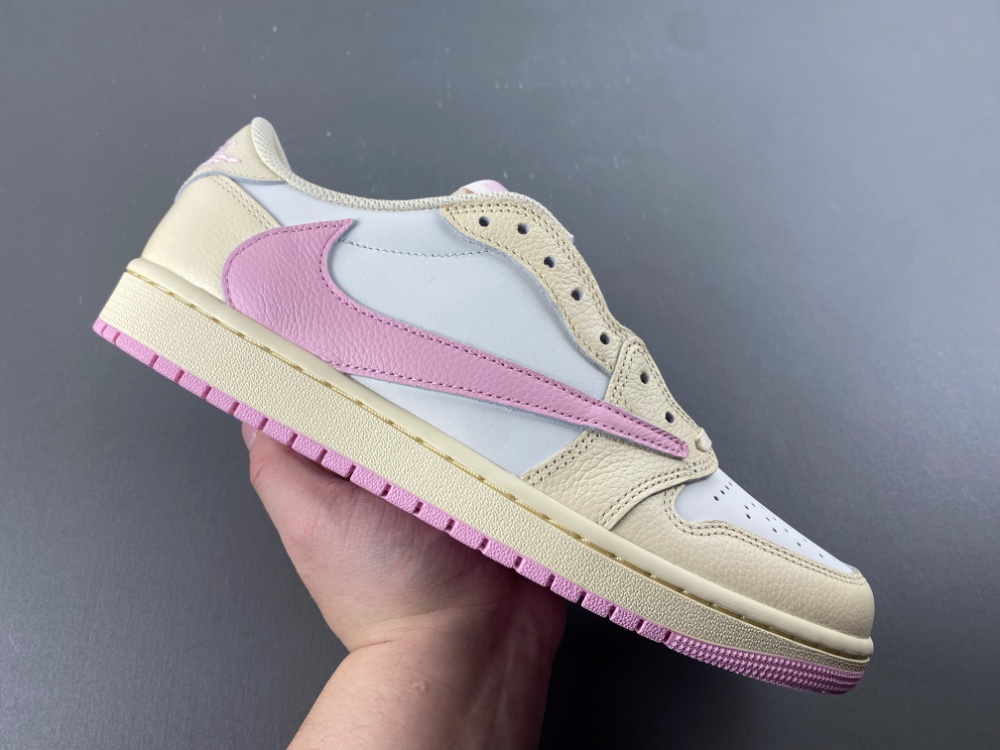 Travis Scott Jordan 1 Retro Low Og Muslin Pink Iq7604 100 7 - www.kickbulk.co