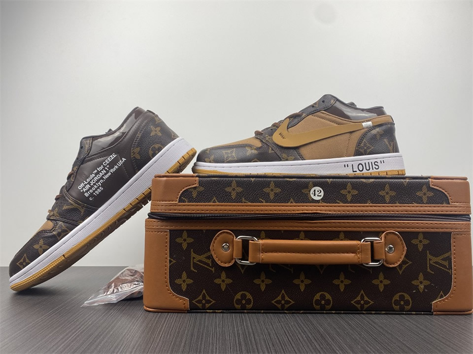 Louis Vuitton Air Jordan 1 Low Lv 5 - www.kickbulk.co