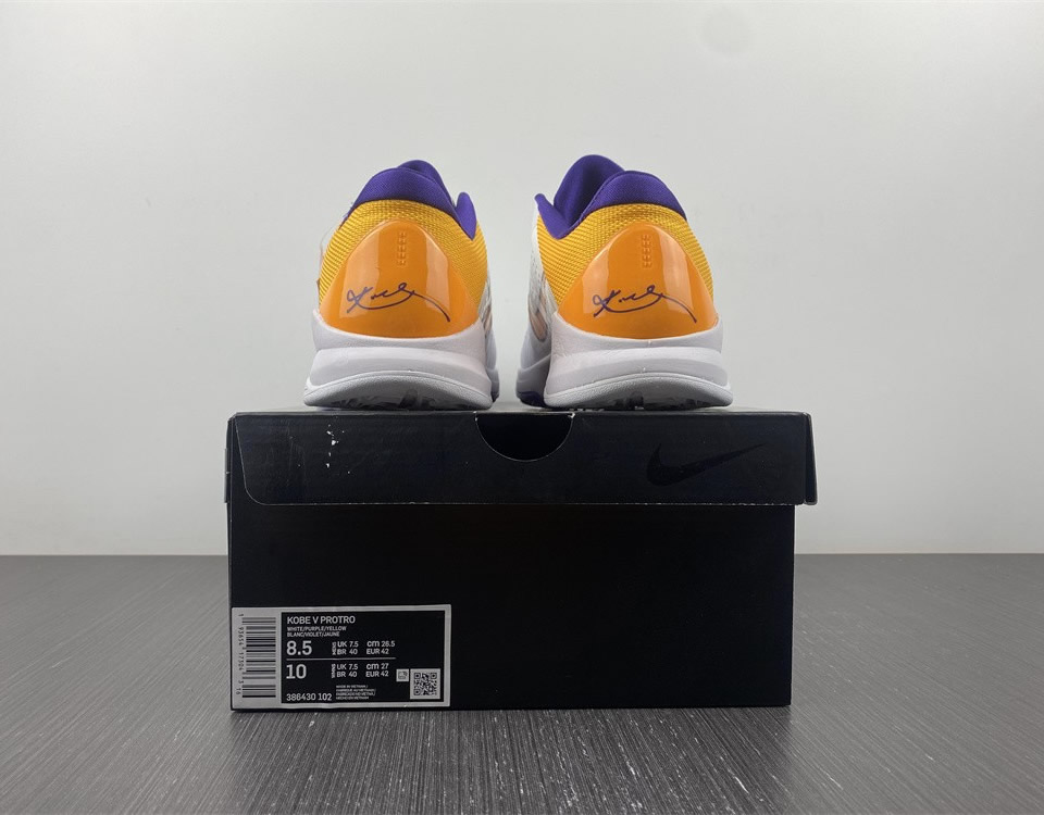 Nike Kobe 5 Lakers 386430 102 10 - www.kickbulk.co