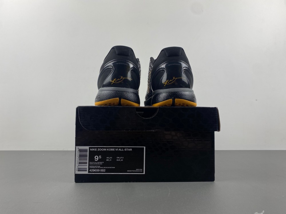 Nike Zoom Kobe 6 Black Del Sol 429659 002 10 - www.kickbulk.co