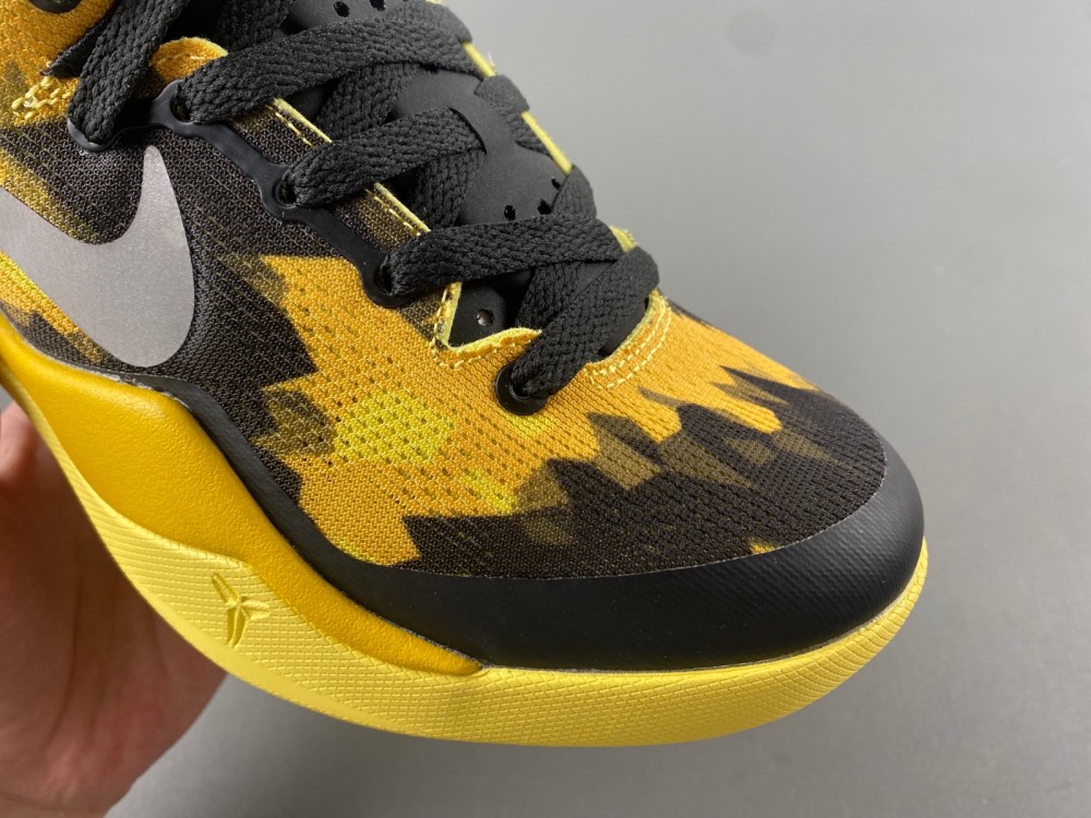 Nike Kobe 8 Xdr Black Yellow 555286 077 13 - www.kickbulk.co