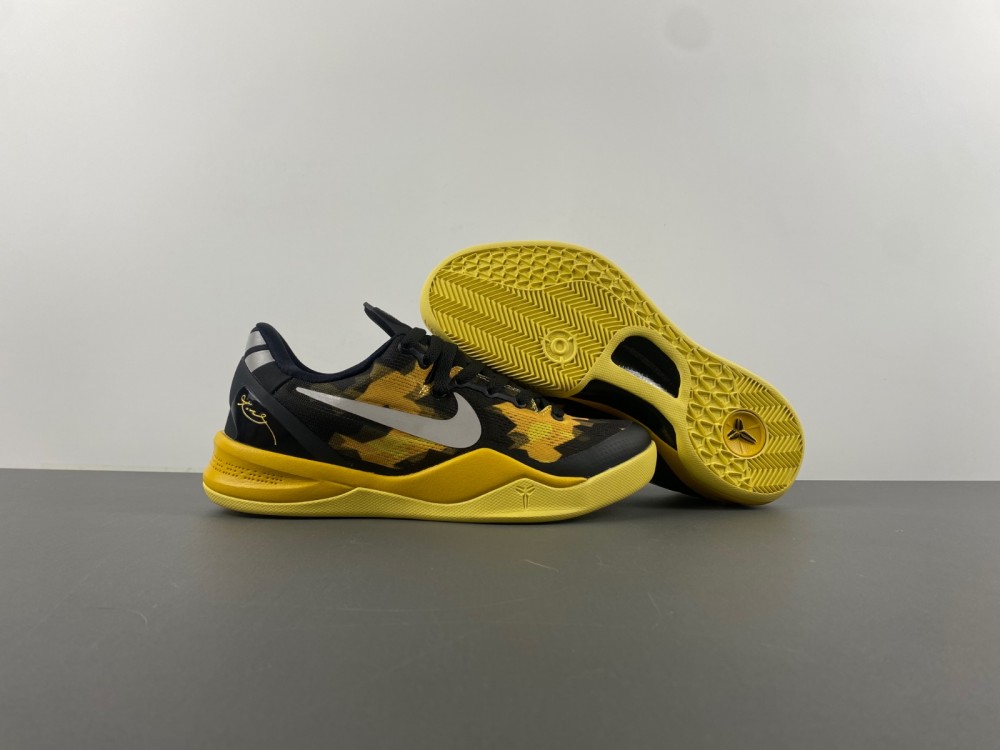 Nike Kobe 8 Xdr Black Yellow 555286 077 3 - www.kickbulk.co