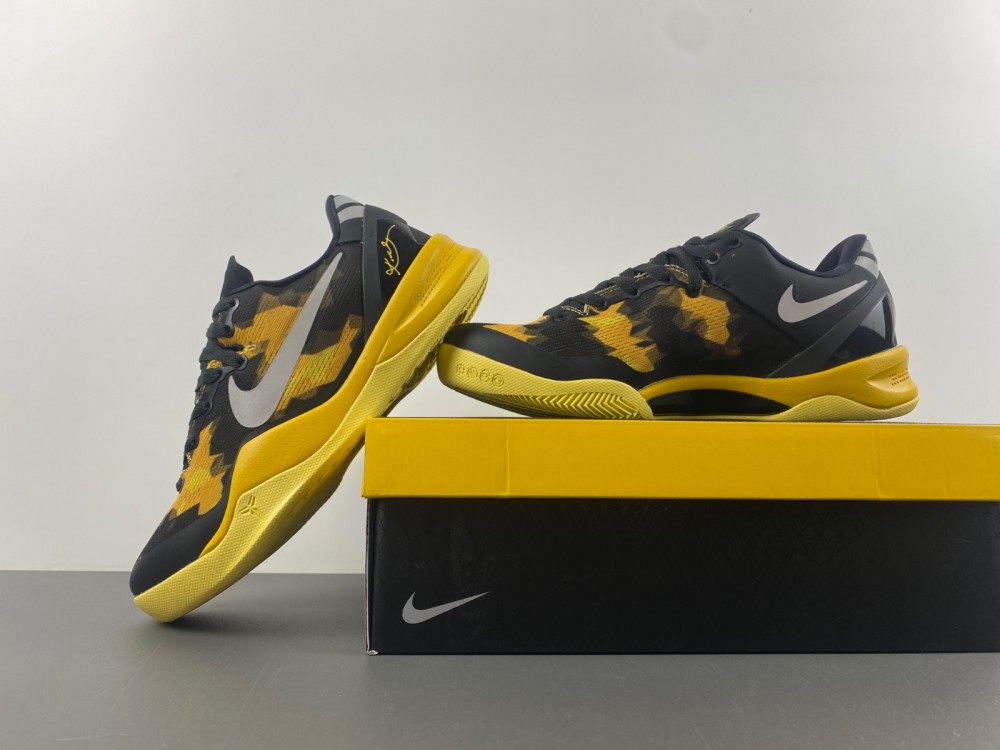 Nike Kobe 8 Xdr Black Yellow 555286 077 7 - www.kickbulk.co