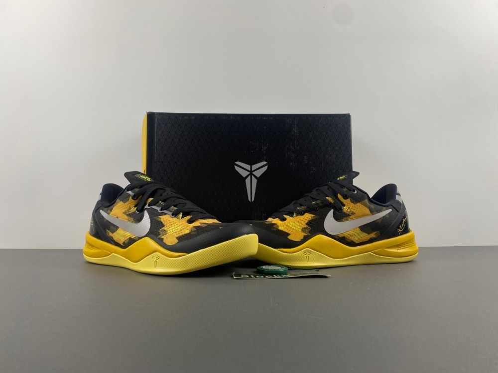 Nike Kobe 8 Xdr Black Yellow 555286 077 8 - www.kickbulk.co