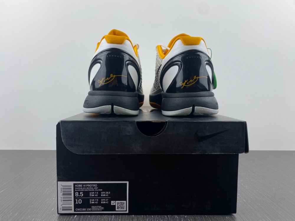 Nike Zoom Kobe 6 Protro White Del Sol Cw2190 100 15 - www.kickbulk.co