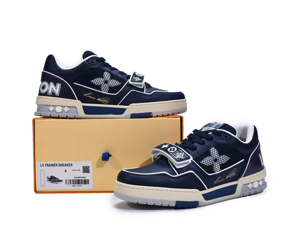 Louis Vuitton Trainer Blue 2 - www.kickbulk.co