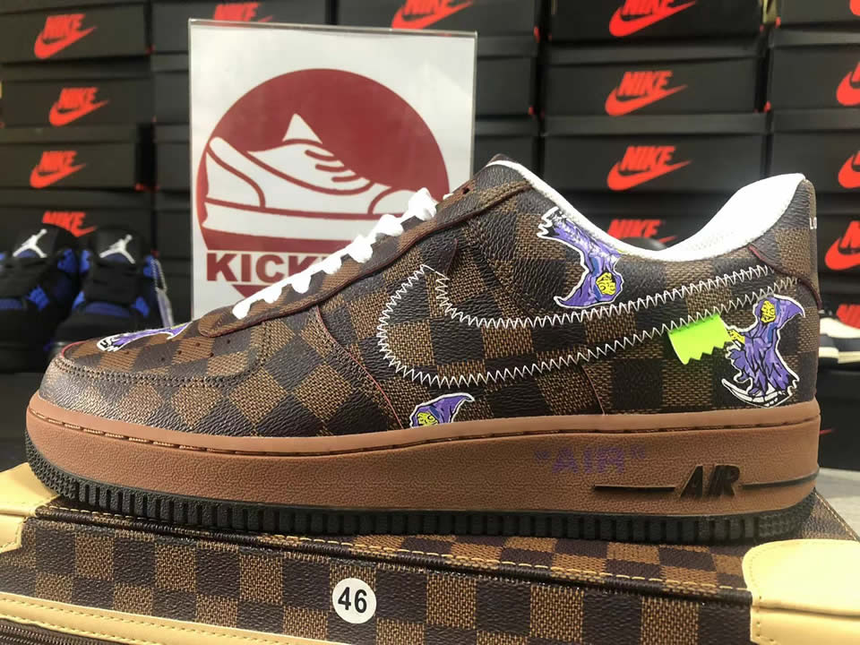 Louis Vuitton Air Force 1 Trainer Sneaker 6a8pyl 001 7 - www.kickbulk.co