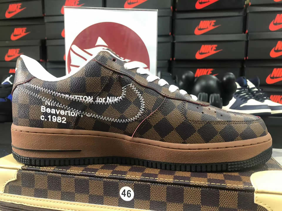 Louis Vuitton Air Force 1 Trainer Sneaker 6a8pyl 001 8 - www.kickbulk.co