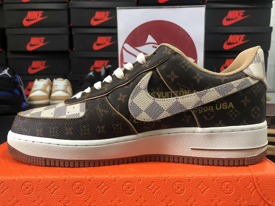 Louis Vuitton Air Force 1 Trainer Sneaker 8a8pyl 101 13 - www.kickbulk.co