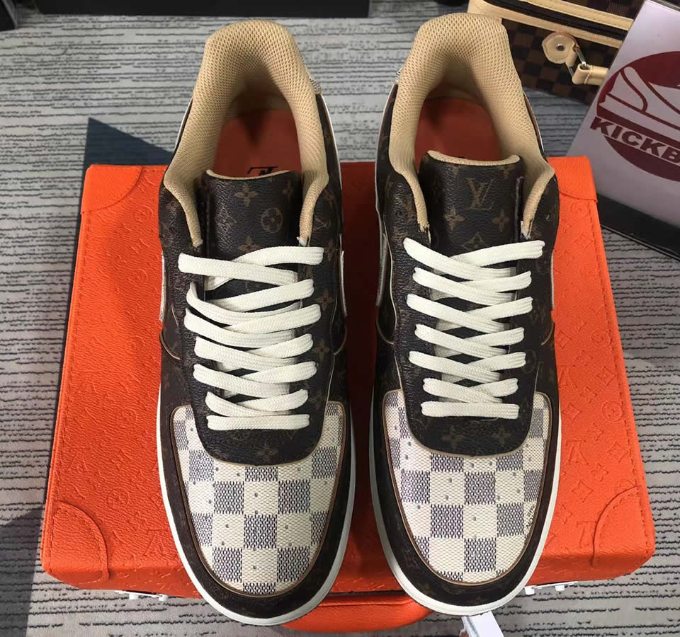 Louis Vuitton Air Force 1 Trainer Sneaker 8a8pyl 101 9 - www.kickbulk.co