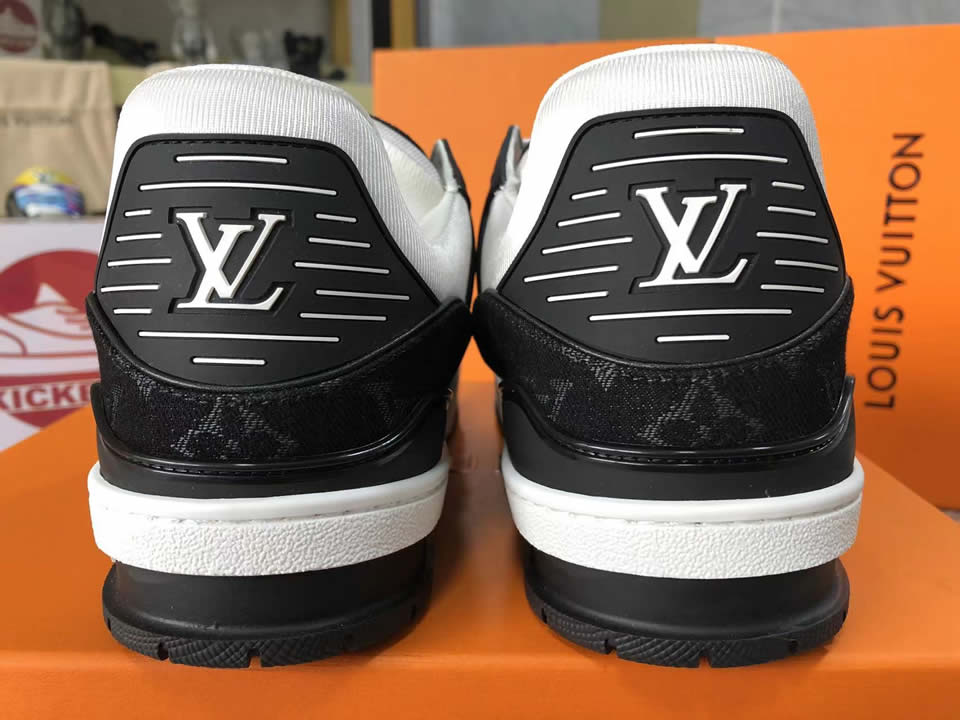 Louis Vuitton Lv Trainer Black White Ae5u3bmi61n 10 - www.kickbulk.co