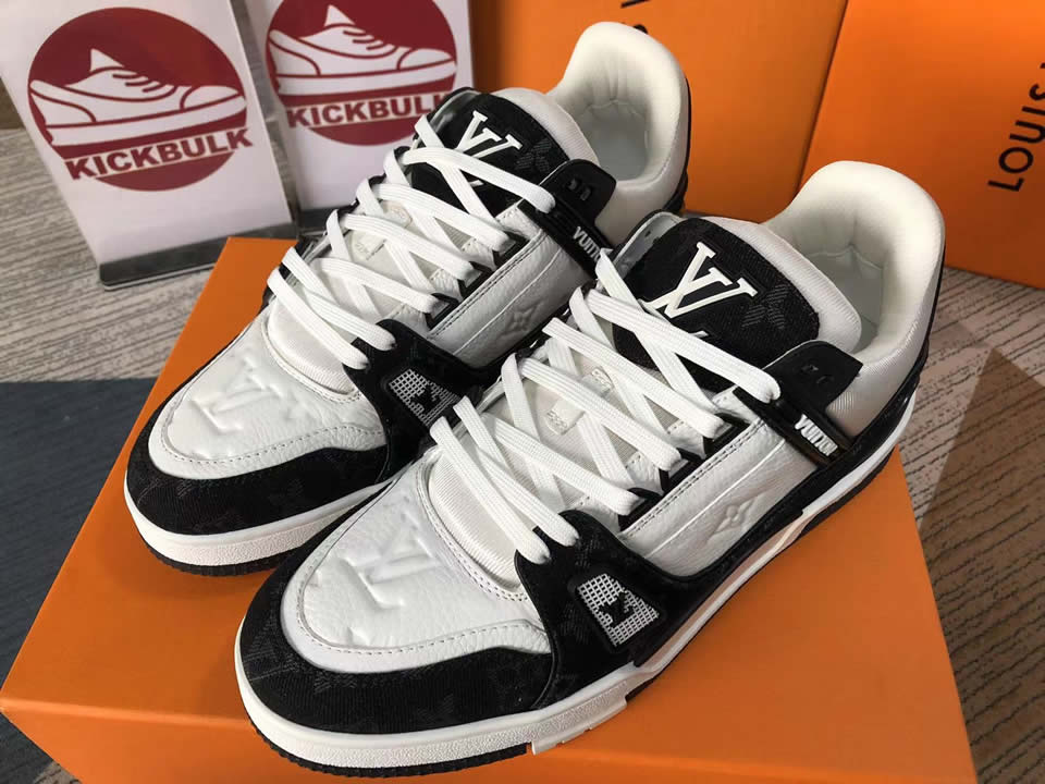 Louis Vuitton LV Trainer White Black White — Kick Game