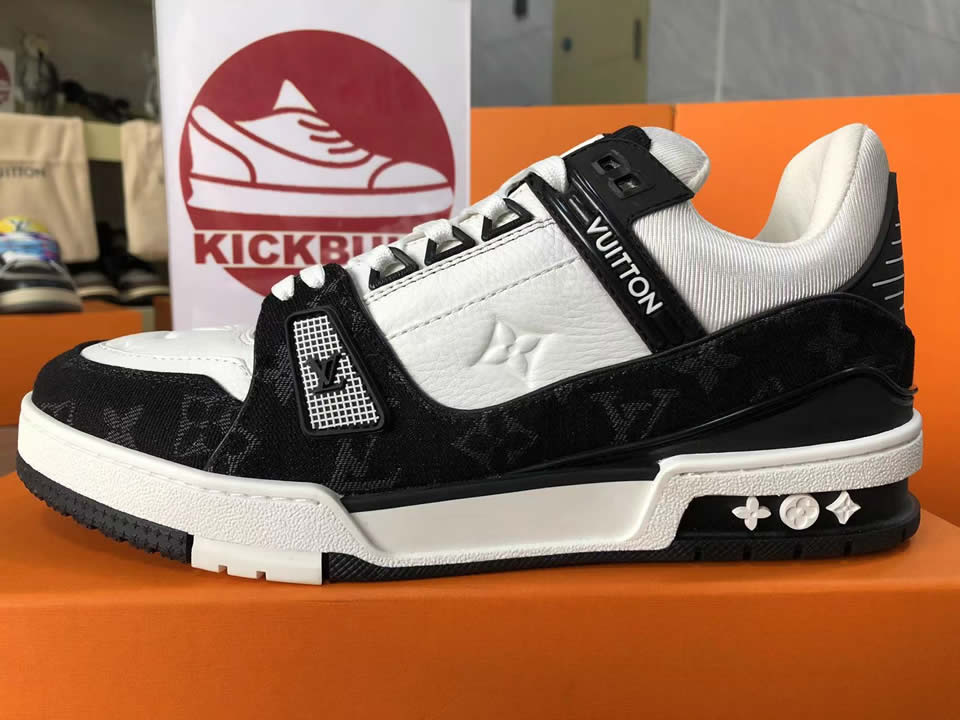 Louis Vuitton LV Trainer White Black White — Kick Game