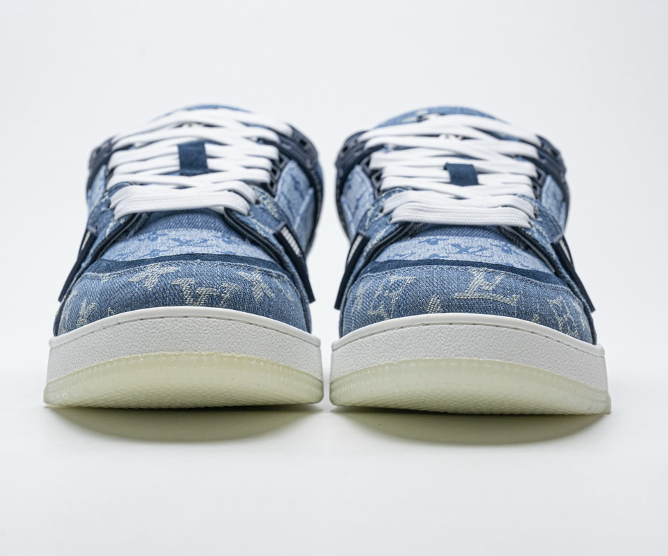 Louis Vuitton Blue Denim Trainer Sneaker 6 - www.kickbulk.co