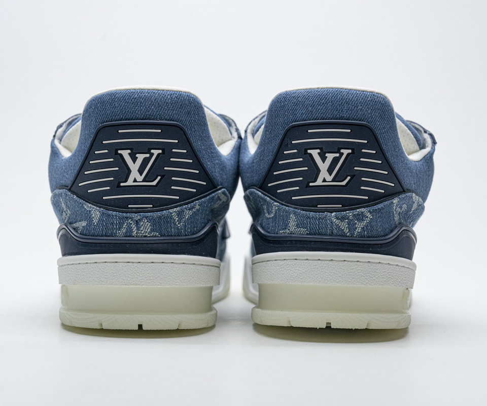 Louis Vuitton Blue Denim Trainer Sneaker 7 - www.kickbulk.co
