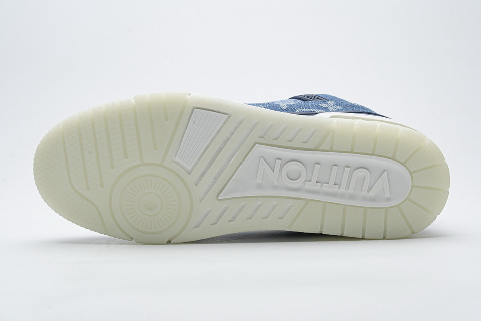 Louis Vuitton Blue Denim Trainer Sneaker 9 - www.kickbulk.co