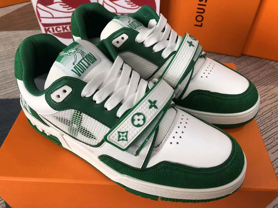 Louis Vuitton Lv Trainer Green White Dm180912003517 5 - www.kickbulk.co