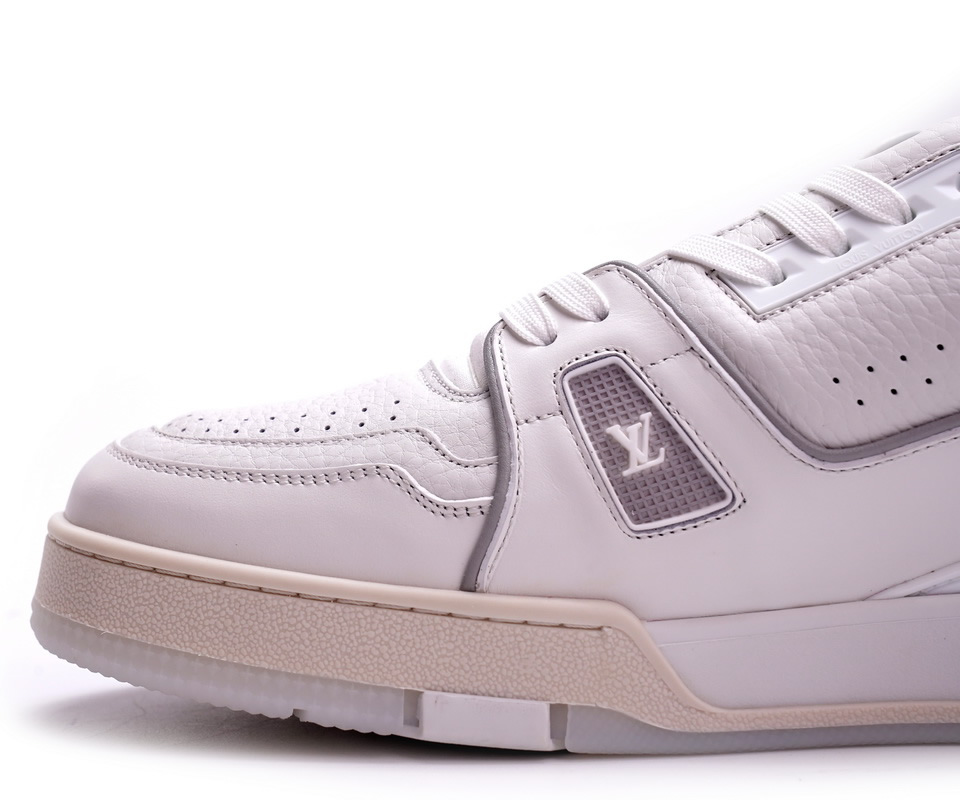 LOUIS VUITTON LV Trainer 'White Yellow' 1AA6XM - KICKS CREW