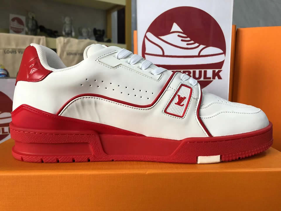 Louis Vuitton Lv Trainer Red White L17086013605380 8888 9 - www.kickbulk.co